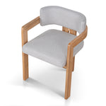 Set of 2 - Merari Natural NZ Ash Dining Chair - Stone Beige Dining Chair Marri-Core