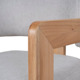 Ex Display - Merari Natural NZ Ash Dining Chair - Stone Beige Dining Chair Marri-Core