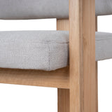 Set of 2 - Merari Natural NZ Ash Dining Chair - Stone Beige Dining Chair Marri-Core