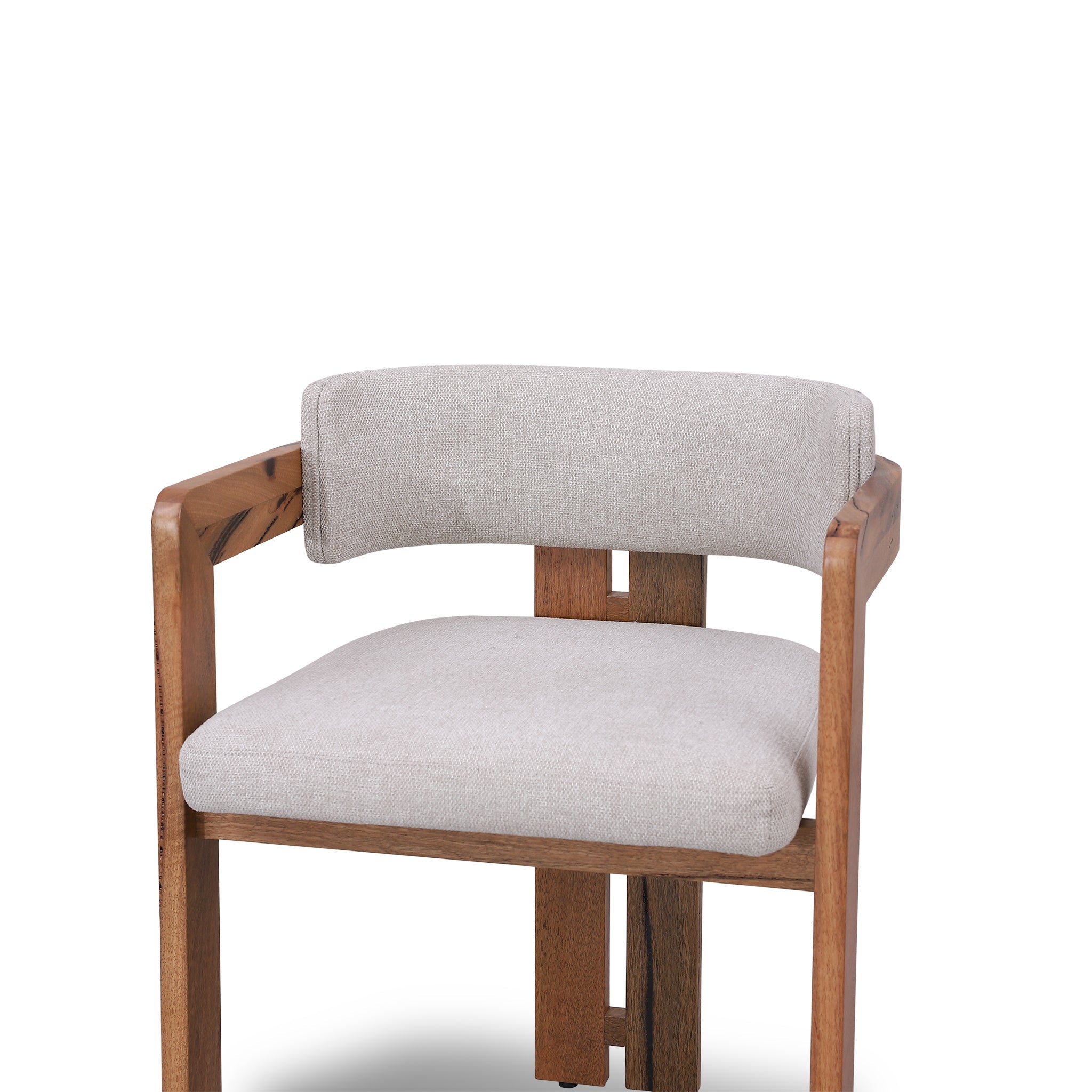 Set of 2 - Merari Natural Marri Dining Chair - Stone Beige Dining Chair Marri-Core   