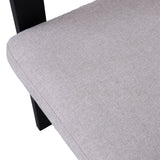 Ex Display - Merari Black Dining Chair - Stone Beige Dining Chair Marri-Core   