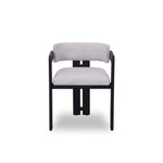 Ex Display - Merari Black Dining Chair - Stone Beige Dining Chair Marri-Core   