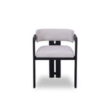 Ex Display - Merari Black Dining Chair - Stone Beige Dining Chair Marri-Core   