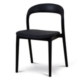 Ex Display - Caspar Dining Chair - Full Black Dining Chair Swady-Core