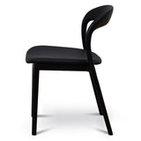 Ex Display - Caspar Dining Chair - Full Black Dining Chair Swady-Core