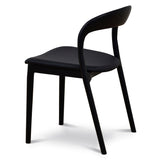 Ex Display - Caspar Dining Chair - Full Black Dining Chair Swady-Core