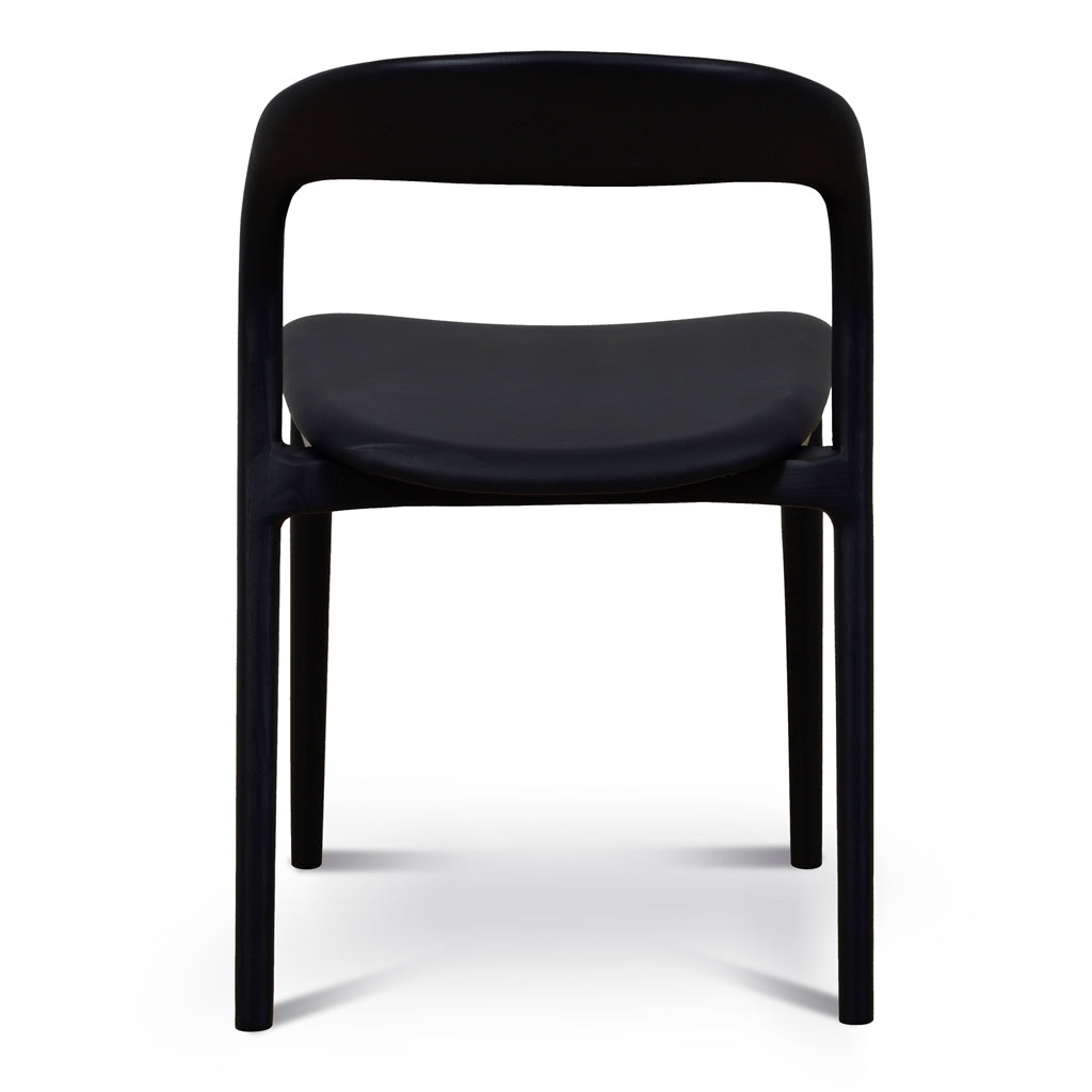 Ex Display - Caspar Dining Chair - Full Black Dining Chair Swady-Core