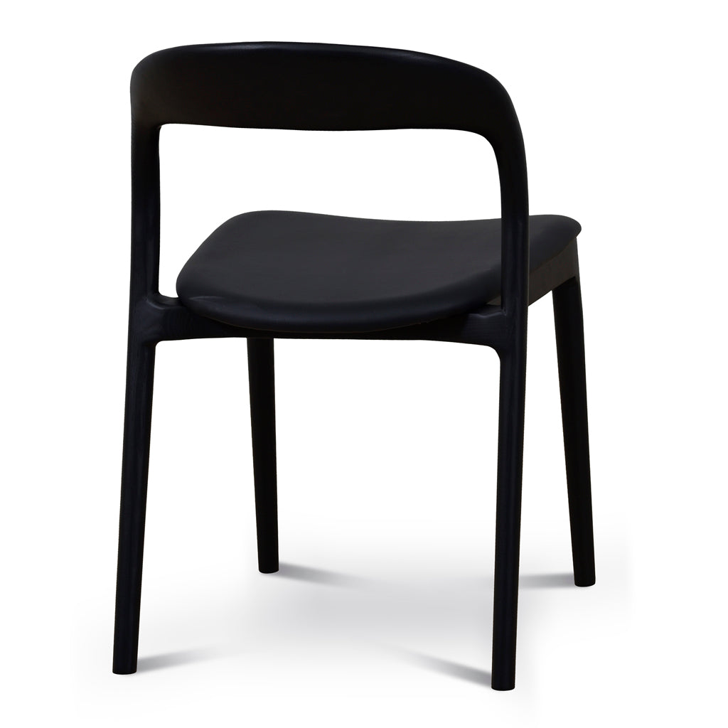Ex Display - Caspar Dining Chair - Full Black Dining Chair Swady-Core