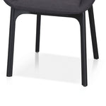 Ex Display - Arias Fabric Dining Chair - Black Dining Chair Swady-Core