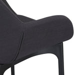 Ex Display - Arias Fabric Dining Chair - Black Dining Chair Swady-Core