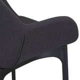 Ex Display - Arias Fabric Dining Chair - Black Dining Chair Swady-Core