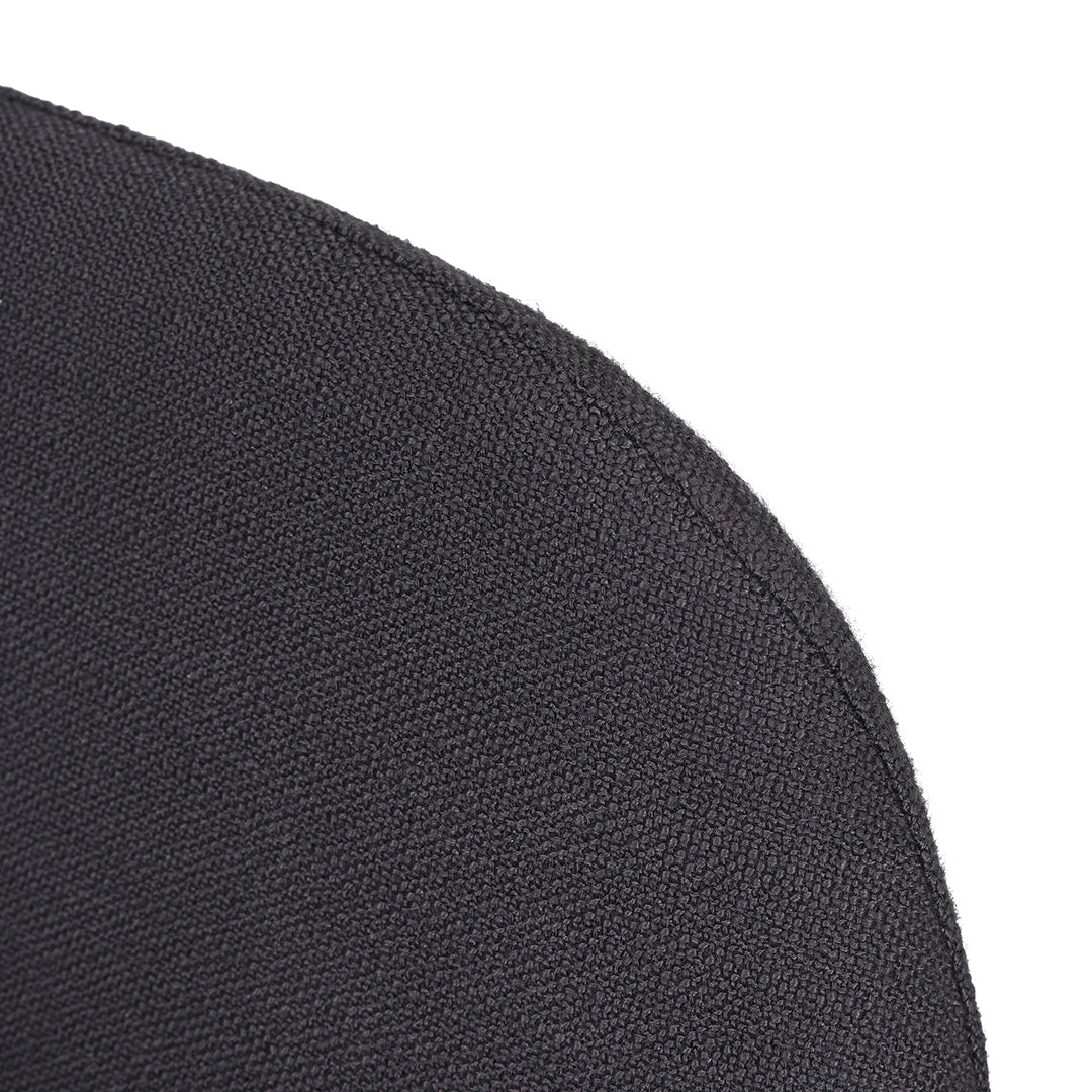 Ex Display - Set of 2 - Arias Fabric Dining Chair - Black Dining Chair Swady-Core