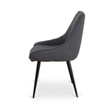Ex Display - Ruwan Fabric Dining Chair - Charcoal Dining Chair LF-Core