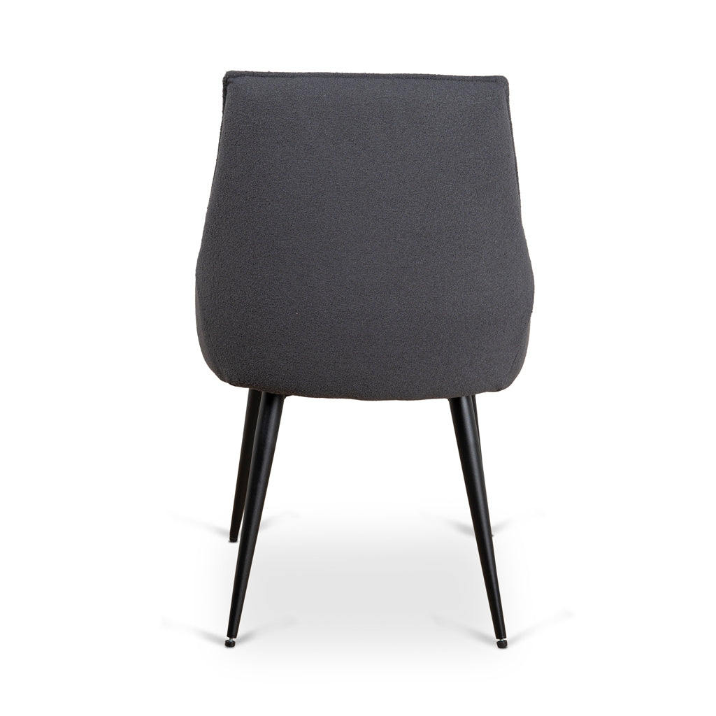 Ex Display - Ruwan Fabric Dining Chair - Charcoal Dining Chair LF-Core