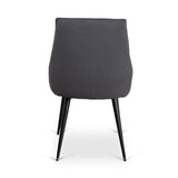 Ex Display - Ruwan Fabric Dining Chair - Charcoal Dining Chair LF-Core