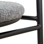 Ex Display - Oneal Fabric Dining Chair - Lava Grey Dining Chair Swady-Core