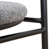 Ex Display - Oneal Fabric Dining Chair - Lava Grey Dining Chair Swady-Core