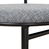 Ex Display - Oneal Fabric Dining Chair - Lava Grey Dining Chair Swady-Core