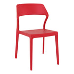 Specter Indoor / Outdoor Dining Chair - Red Outdoor Chair Furnlink-Local   