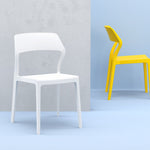 Specter Indoor / Outdoor Dining Chair - Yellow Outdoor Chair Furnlink-Local   