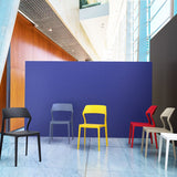 Specter Indoor / Outdoor Dining Chair - Yellow Outdoor Chair Furnlink-Local   