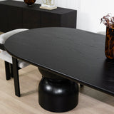 Elemental 2.5m Dining Table - Full Black Dining Table Century-Core