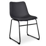 Ex Display - Darcy Plywood Industrial Bucket Dining Chair - Black Dining Chair Sendo-Core