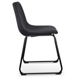 Ex Display - Darcy Plywood Industrial Bucket Dining Chair - Black Dining Chair Sendo-Core