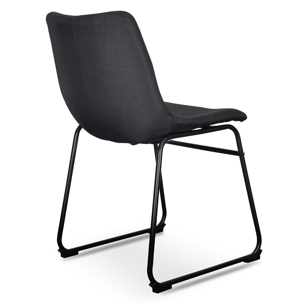 Ex Display - Darcy Plywood Industrial Bucket Dining Chair - Black Dining Chair Sendo-Core