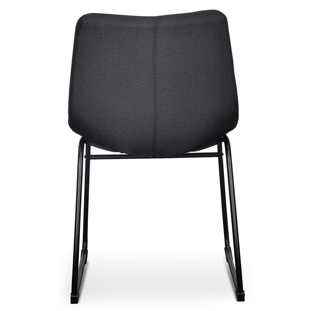 Ex Display - Darcy Plywood Industrial Bucket Dining Chair - Black Dining Chair Sendo-Core