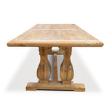 Artica Elm Wood 3m Dining Table - Rustic Natural Dining Table Reclaimed-Core