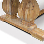 Artica Elm Wood 3m Dining Table - Rustic Natural Dining Table Reclaimed-Core