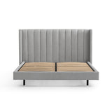 Hillsdale King Bed Frame - Spec Grey Bed Frame Ming-Core   