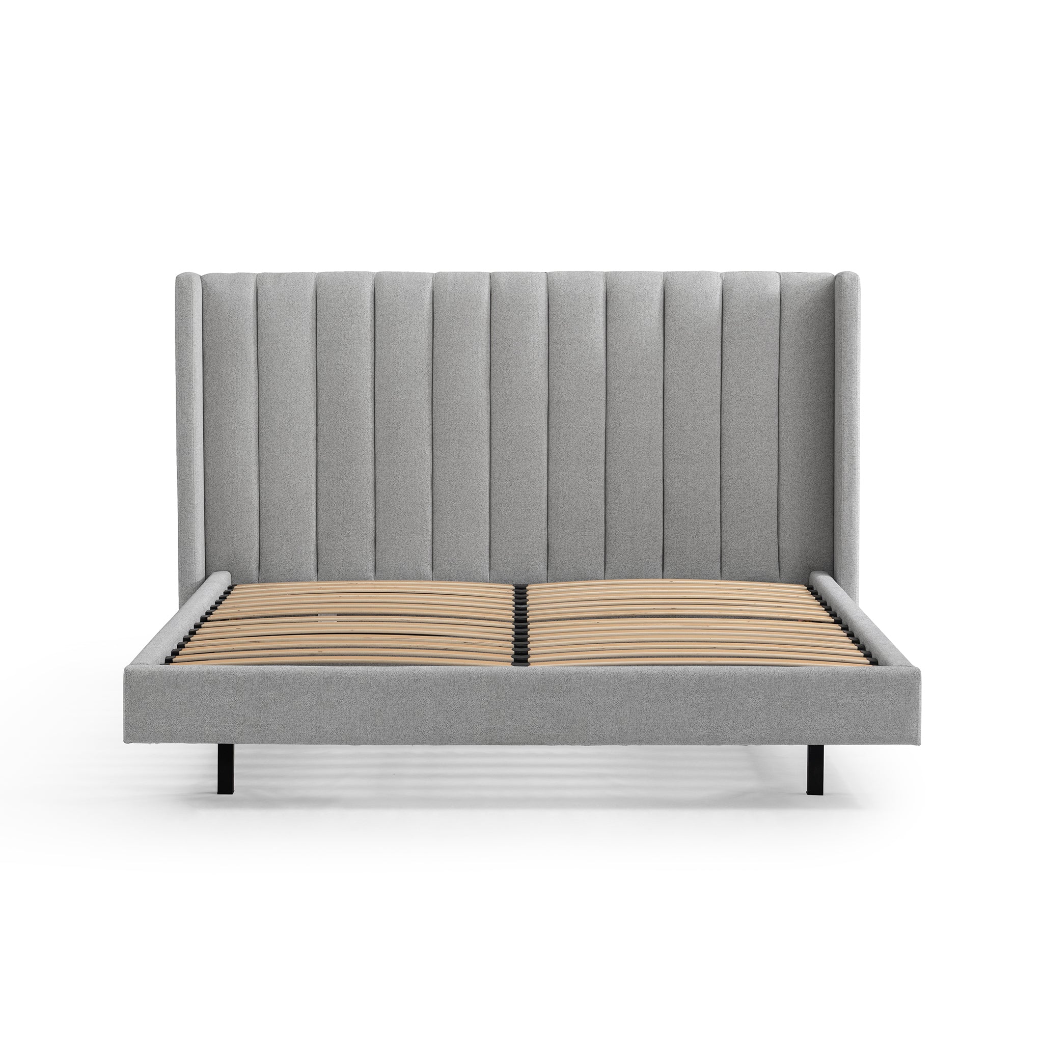 Hillsdale King Bed Frame - Spec Grey Bed Frame Ming-Core   