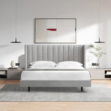 Hillsdale King Bed Frame - Spec Grey Bed Frame Ming-Core   