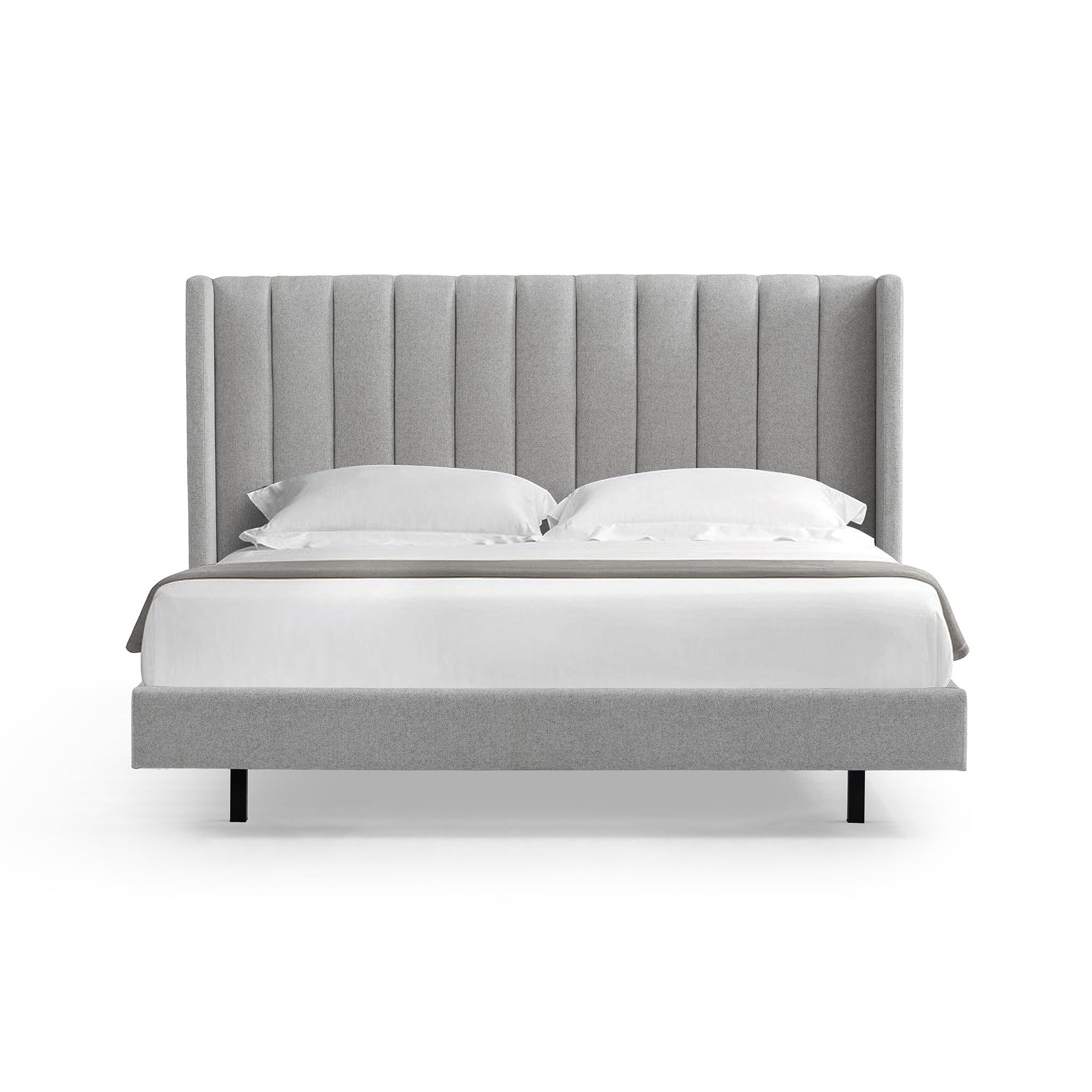 Hillsdale King Bed Frame - Spec Grey Bed Frame Ming-Core   