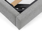 Hillsdale King Bed Frame - Spec Grey Bed Frame Ming-Core   