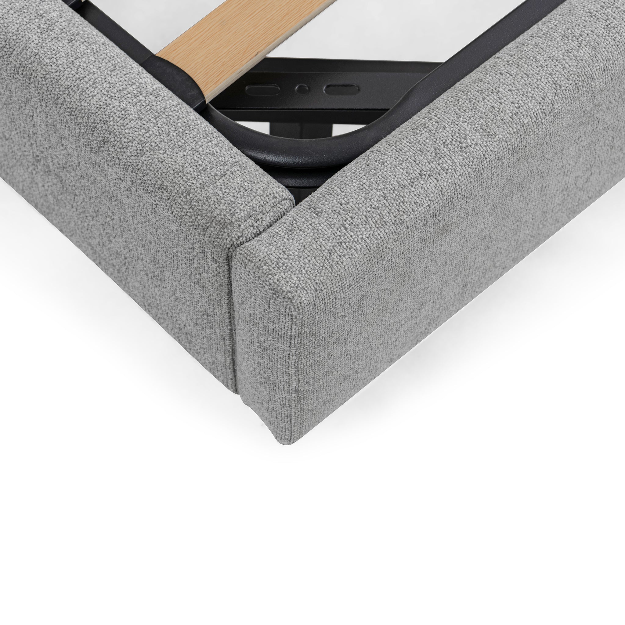 Hillsdale King Bed Frame - Spec Grey Bed Frame Ming-Core   