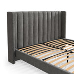 Hillsdale King Bed Frame - Spec Charcoal Bed Frame Ming-Core   