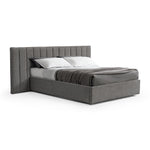 Ralph Wide Base Queen Bed Frame - Spec Charcoal with Storage Bed Frame Ming-Core   