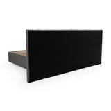 Ralph Wide Base Queen Bed Frame - Spec Charcoal with Storage Bed Frame Ming-Core   