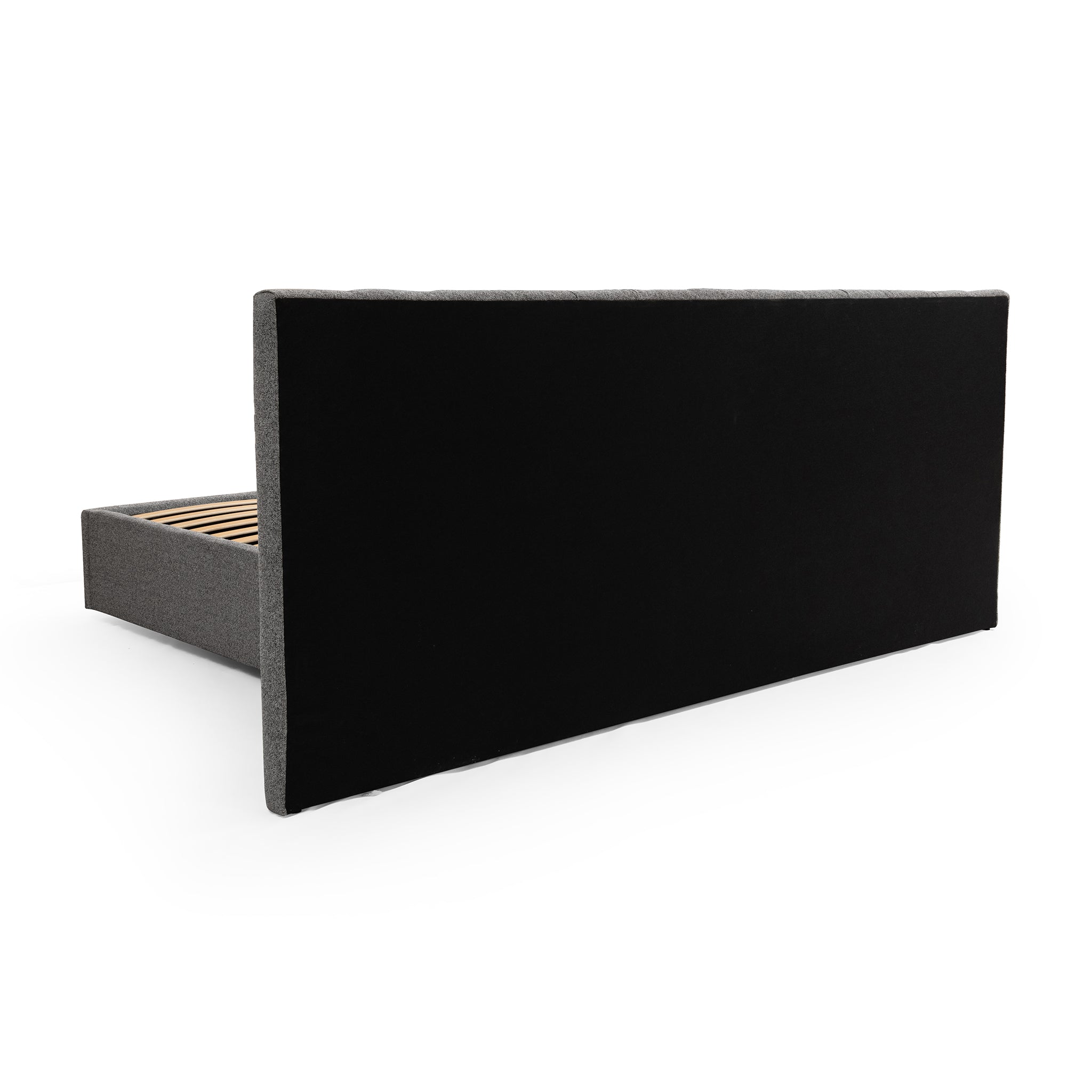 Ralph Wide Base Queen Bed Frame - Spec Charcoal with Storage Bed Frame Ming-Core   