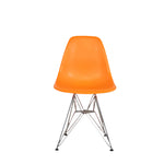 Ex Display - DSR Side Dining Chair - Eames Replica - Eiffel Base - Orange none