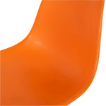 Ex Display - DSR Side Dining Chair - Eames Replica - Eiffel Base - Orange none