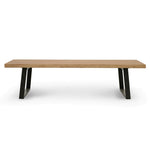 Ex Display - Edwin 3m Reclaimed Elm Dining Table - Natural Dining Table Reclaimed-Core