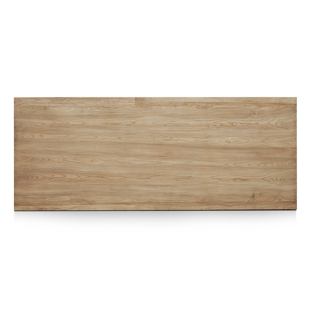 Ex Display - Edwin 3m Reclaimed Elm Dining Table - Natural Dining Table Reclaimed-Core