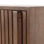 Despina 6 Drawer Wooden Chest - Walnut Drawer Nicki-Core   