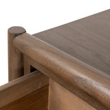 Sophia 6 Drawer Wooden Chest - Walnut Drawer Nicki-Core   