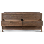 Sophia 6 Drawer Wooden Chest - Walnut Drawer Nicki-Core   