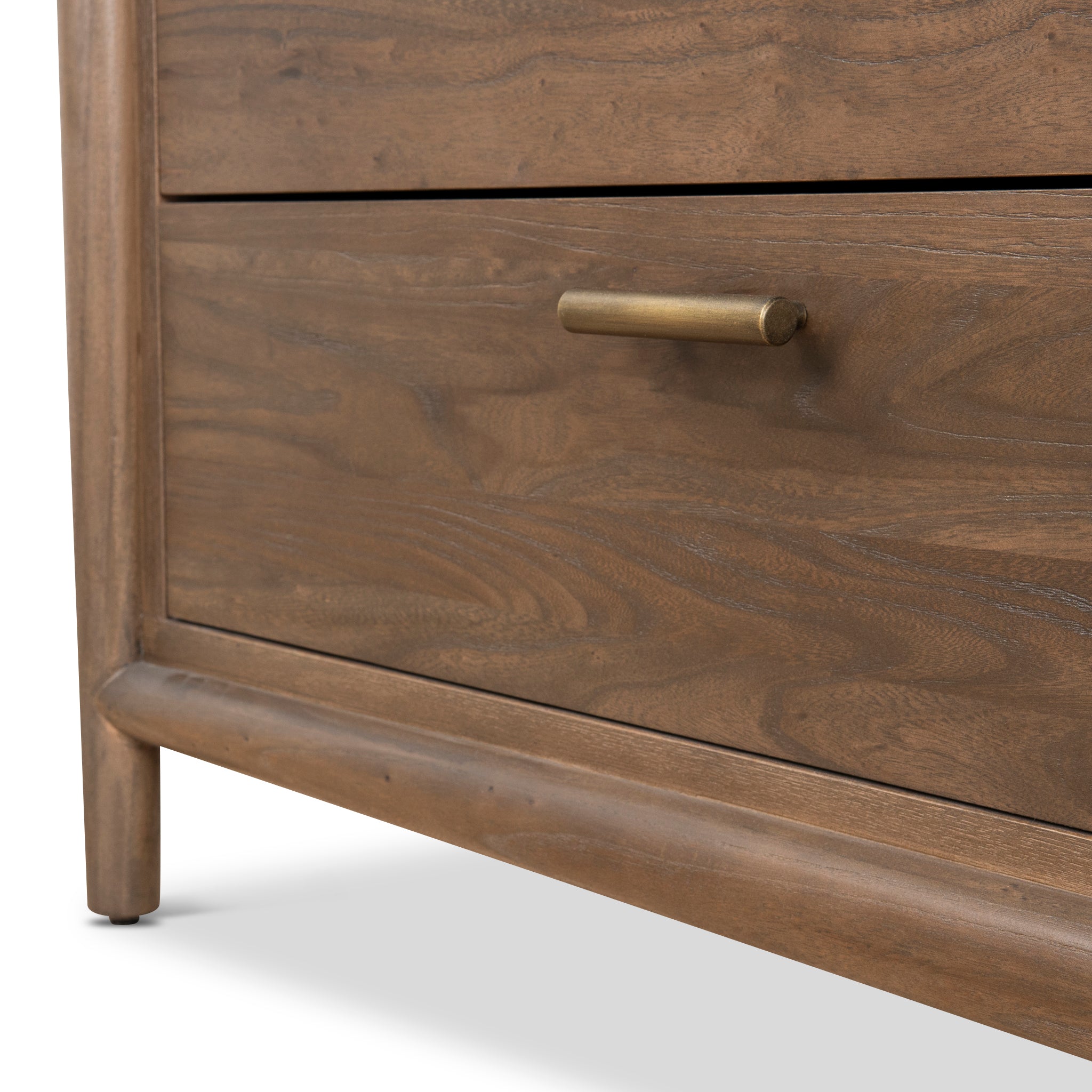 Sophia 6 Drawer Wooden Chest - Walnut Drawer Nicki-Core   